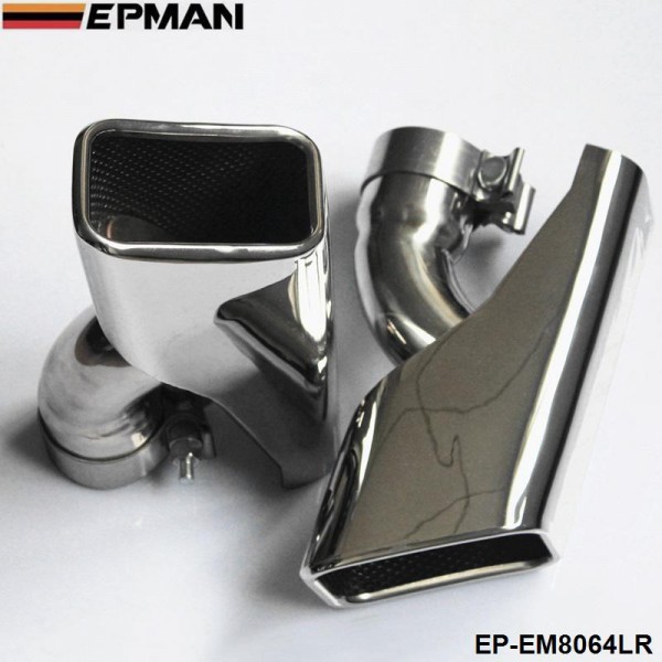 EPMAN Chrome 304 Stainless Steel Exhaust Muffler Tip For Land Rover 05-12 Range Rover diesel EP-EM8064LR EPMAN Chrome 304 Stainless Steel Exhaust Muffler Tip For Land Rover 05-12 Range Rover diesel EP-EM8064LR