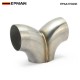 EPMAN Universal Welding Exhaust Pipe Precision T-Style Y-Pipe Structure Customizable (2"-3.5" ) Welding For racing cars, trucks, and motorcycles EPAA17G03K