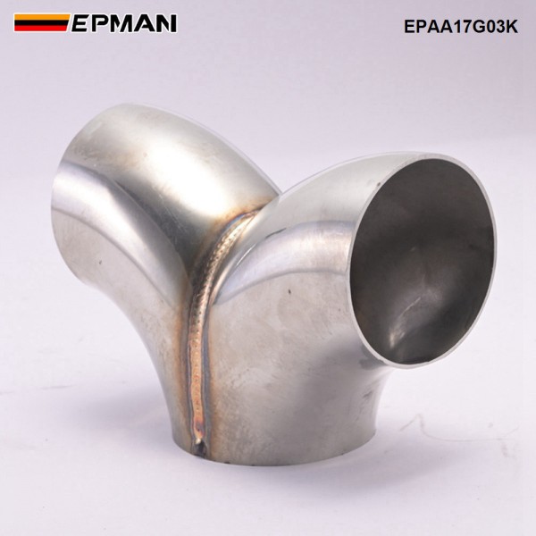 EPMAN Universal Welding Exhaust Pipe Precision T-Style Y-Pipe Structure Customizable (2"-3.5" ) Welding For racing cars, trucks, and motorcycles EPAA17G03K EPMAN Universal Welding Exhaust Pipe Precision T-Style Y-Pipe Structure Customizable (2"-3.5" ) Welding For racing cars, trucks, and motorcycles EPAA17G03K