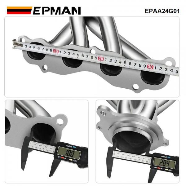 EPMAN Racing Stainless Steel Headers For Honda Civic Si 06-09 Exhaust System EPAA24G01 EPMAN Racing Stainless Steel Headers For Honda Civic Si 06-09 Exhaust System EPAA24G01