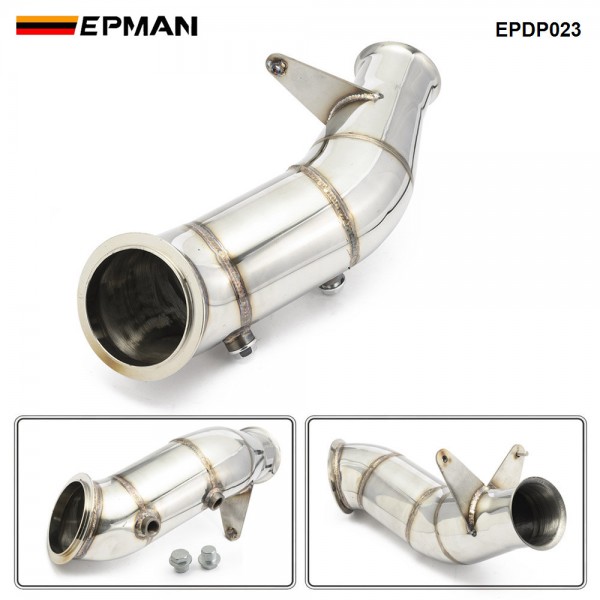 EPMAN Exhaust System 4" SS Turbo Down Pipe Kit For BMW 2007-2013 M135i/xi M235i/xi 435i/xi 335i/xi M2 N55 EPDP023