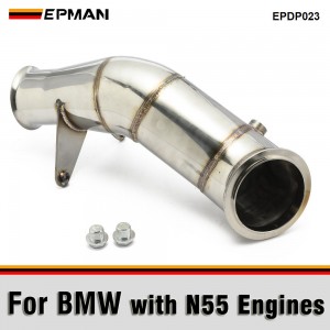 EPMAN Exhaust System 4" SS Turbo Down Pipe Kit For BMW 2007-2013 M135i/xi M235i/xi 435i/xi 335i/xi M2 N55 EPDP023