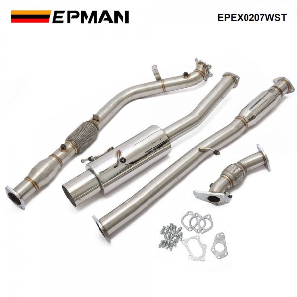 EPMAN For 2002-2007 Subaru Impreza WRX STI Pipe +Catback Exhaust+Muffler EPEX0207WST EPMAN For 2002-2007 Subaru Impreza WRX STI Pipe +Catback Exhaust+Muffler EPEX0207WST
