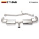 EPMAN For 04-08 Mazda RX-8 1.3L Dual 3 Muffler Tip Racing Catback Exhaust System EPEX0408RX8