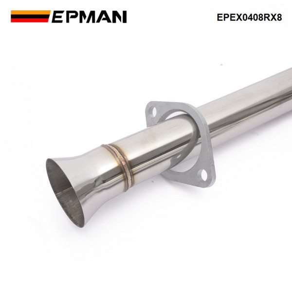 EPMAN For 04-08 Mazda RX-8 1.3L Dual 3 Muffler Tip Racing Catback Exhaust System EPEX0408RX8
