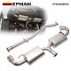 EPMAN For 04-08 Mazda RX-8 1.3L Dual 3 Muffler Tip Racing Catback Exhaust System EPEX0408RX8 EPMAN For 04-08 Mazda RX-8 1.3L Dual 3 Muffler Tip Racing Catback Exhaust System EPEX0408RX8