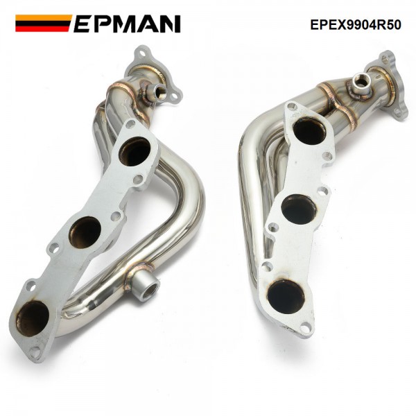 EPMAN Stainless Steel Racing Manifold Exhaust Header For 98-04 Nissan Frontier D22 / Pathfinder R50 3.3L V6 EPEX9904R50