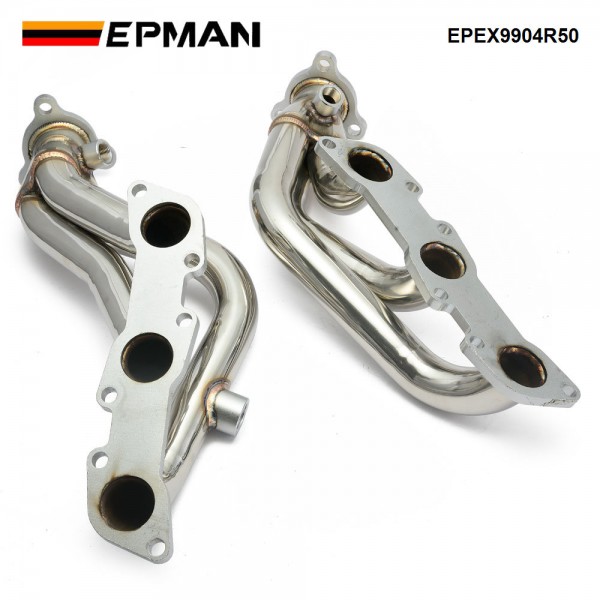 EPMAN Stainless Steel Racing Manifold Exhaust Header For 98-04 Nissan Frontier D22 / Pathfinder R50 3.3L V6 EPEX9904R50