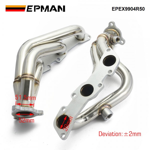 EPMAN Stainless Steel Racing Manifold Exhaust Header For 98-04 Nissan Frontier D22 / Pathfinder R50 3.3L V6 EPEX9904R50 EPMAN Stainless Steel Racing Manifold Exhaust Header For 98-04 Nissan Frontier D22 / Pathfinder R50 3.3L V6 EPEX9904R50