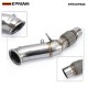 EPMAN B48 Catless Downpipe for BMW F20 F30 F32 G20 320i 330i 430i, 201 Stainless Steel Race Exhaust Pipe with Flex Section, Fits International Models Only EPEXDPB48