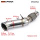 EPMAN B48 Catless Downpipe for BMW F20 F30 F32 G20 320i 330i 430i, 201 Stainless Steel Race Exhaust Pipe with Flex Section, Fits International Models Only EPEXDPB48