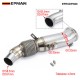 EPMAN N20 Downpipe for BMW 320i 328i F30 420i 428i F32 TIG Welded Stainless Steel Turbo Exhaust Pipe with Flex Section No Cat EPEXDPN20