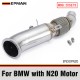 EPMAN N20 Downpipe for BMW 320i 328i F30 420i 428i F32 TIG Welded Stainless Steel Turbo Exhaust Pipe with Flex Section No Cat EPEXDPN20