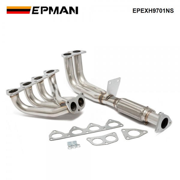 EPMAN For Honda Prelude 97-01 Header Non SH Stainless Steel Exhaust Header EPEXH9701NS