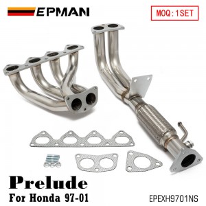 EPMAN For Honda Prelude 97-01 Header Non SH Stainless Steel Exhaust Header EPEXH9701NS