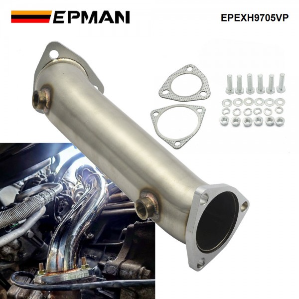 EPMAN 3" Turbo Exhaust DownPipe Down Pipe Kit For Audi A4 B5 B6 For Volkswagen VW Passat 1997-2005 EPEXH9705VP EPMAN 3" Turbo Exhaust DownPipe Down Pipe Kit For Audi A4 B5 B6 For Volkswagen VW Passat 1997-2005 EPEXH9705VP