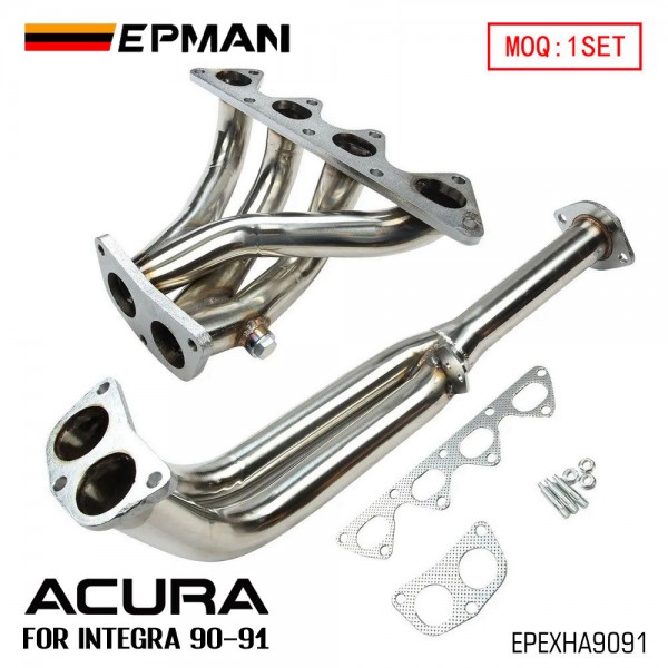 EPMAN Performance Stainless Steel Racing 4-2-1 Exhaust Headers For Acura Integra GS / LS / RS 1990-1991 EPEXHA9091 EPMAN Performance Stainless Steel Racing 4-2-1 Exhaust Headers For Acura Integra GS / LS / RS 1990-1991 EPEXHA9091