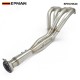 EPMAN Stainless Steel Exhaust Manifold Header V-Band Down Pipe For Honda For Acura K-Series Swapped vehicles EPEXHK20