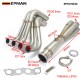 EPMAN Stainless Steel Exhaust Manifold Header V-Band Down Pipe For Honda For Acura K-Series Swapped vehicles EPEXHK20 EPMAN Stainless Steel Exhaust Manifold Header V-Band Down Pipe For Honda For Acura K-Series Swapped vehicles EPEXHK20