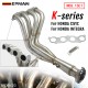 EPMAN Stainless Steel Exhaust Manifold Header V-Band Down Pipe For Honda For Acura K-Series Swapped vehicles EPEXHK20 EPMAN Stainless Steel Exhaust Manifold Header V-Band Down Pipe For Honda For Acura K-Series Swapped vehicles EPEXHK20