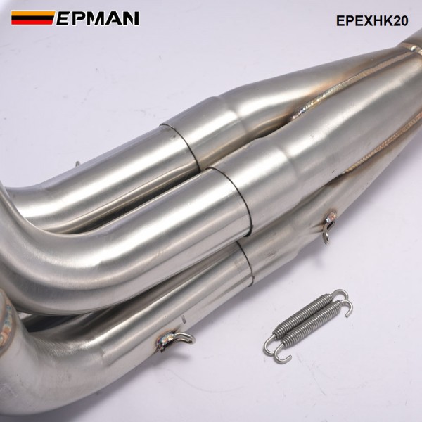 EPMAN Stainless Steel Exhaust Manifold Header V-Band Down Pipe For Honda For Acura K-Series Swapped vehicles EPEXHK20 EPMAN Stainless Steel Exhaust Manifold Header V-Band Down Pipe For Honda For Acura K-Series Swapped vehicles EPEXHK20