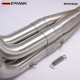 EPMAN Stainless Steel Exhaust Manifold Header V-Band Down Pipe For Honda For Acura K-Series Swapped vehicles EPEXHK20 EPMAN Stainless Steel Exhaust Manifold Header V-Band Down Pipe For Honda For Acura K-Series Swapped vehicles EPEXHK20