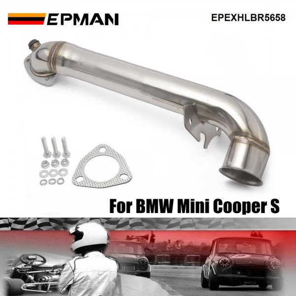 EPMAN Exhaust Downpipe Without Catalytic Converter For BMW Mini Cooper S R56 / R57 / R58 For Peugeot 207 For Citroen DS3 EPEXHLBR5658 EPMAN Exhaust Downpipe Without Catalytic Converter For BMW Mini Cooper S R56 / R57 / R58 For Peugeot 207 For Citroen DS3 EPEXHLBR5658