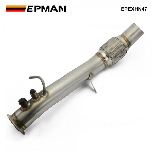 EPMAN Stainless Steel Turbo Exhaust Downpipe For BMW serie 3 E92 E93 320d N47 Engine EPEXHN47