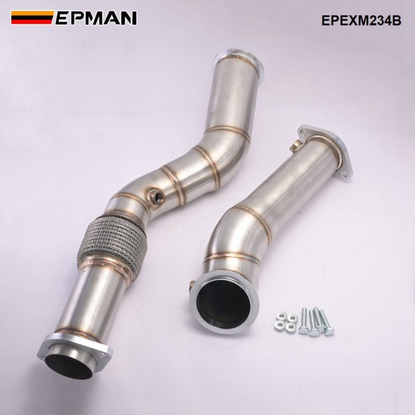 EPMAN Exhaust Catless Down Pipes For BMW S58 3.5" Fat Boy Downpipes M2 M3 M4 G87 G80 G82 G83 EPEXM234B EPMAN Exhaust Catless Down Pipes For BMW S58 3.5" Fat Boy Downpipes M2 M3 M4 G87 G80 G82 G83 EPEXM234B