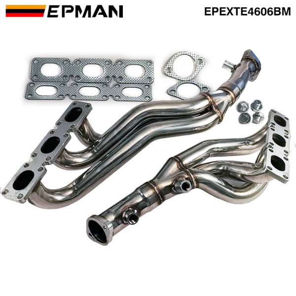 EPMAN Stainless Steel Exhaust Manifold Header for BMW E46 1998-2006 323i 328i Z3-528I/M54 E39 EPEXTE4606BM EPMAN Stainless Steel Exhaust Manifold Header for BMW E46 1998-2006 323i 328i Z3-528I/M54 E39 EPEXTE4606BM