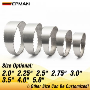 EPMAN Universal Stainless Steel 304 Sawtooth Pie Cut  Radius 1D - Angle Segment 15° | 1.5mm Manifolds Down Pipes EPHJG