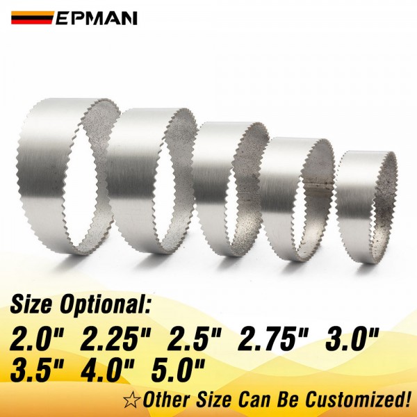 EPMAN Universal Stainless Steel 304 Sawtooth Pie Cut Radius 1D - Angle Segment 15° | 1.5mm Manifolds Down Pipes EPHJG EPMAN Universal Stainless Steel 304 Sawtooth Pie Cut Radius 1D - Angle Segment 15° | 1.5mm Manifolds Down Pipes EPHJG