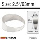 2.5 inch ( 63mm )
