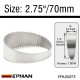 2.75 inch ( 70mm )