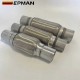 EPMAN Car Heavy Duty Stainless Steel Bellow Exhaust Muffler Flexible Car Exhaust Pipe Tip Tube EPMAN Car Heavy Duty Stainless Steel Bellow Exhaust Muffler Flexible Car Exhaust Pipe Tip Tube
