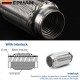 EPMAN Universal Stainless Steel Exhaust Flexible Pipe Flexi Joint Tube Car Repair Accessories EPMAN Universal Stainless Steel Exhaust Flexible Pipe Flexi Joint Tube Car Repair Accessories