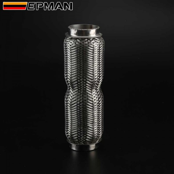 EPMAN Universal Stainless Steel Exhaust Flexible Pipe Flexi Joint Tube Car Repair Accessories EPMAN Universal Stainless Steel Exhaust Flexible Pipe Flexi Joint Tube Car Repair Accessories