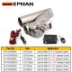 EPMAN Universal 2"/2.25"/2.5"/2.75"/3"/3.5" Stainless Steel Motorized Electric Exhaust Y-Pipe Cutoff Bypass Cutout Valve W/ Remote