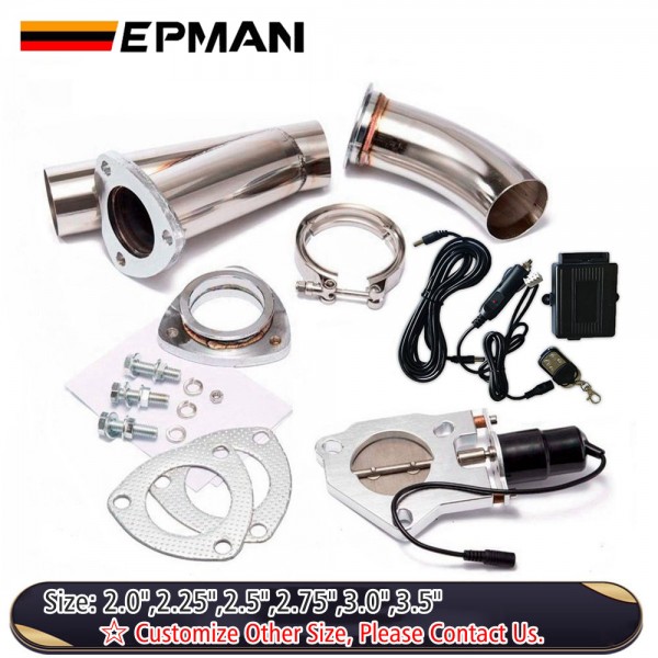 EPMAM 2" /2.25" / 2.5" / 2.75" / 3" / 3.5" Exhaust Cutout Electric Dump Y-PIPE Catback Cat Back Turbo Bypass Steel EP-CUTOUT EPMAM 2" /2.25" / 2.5" / 2.75" / 3" / 3.5" Exhaust Cutout Electric Dump Y-PIPE Catback Cat Back Turbo Bypass Steel EP-CUTOUT