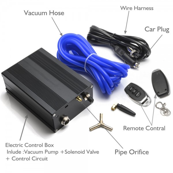 EPMAN 2"/2.25"/2.5"/2.75"/3" Exhaust Muffle With Dump Valve Electric Exhaust Cutout Remote Control Set EPQDMF EPMAN 2"/2.25"/2.5"/2.75"/3" Exhaust Muffle With Dump Valve Electric Exhaust Cutout Remote Control Set EPQDMF
