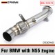 EPMAN Turbo Catless Exhaust Downpipe 3" For BMW N55 535i 640i 740Li F01/F06/F07/F10/F11/F12/F13 EPEXDPN55