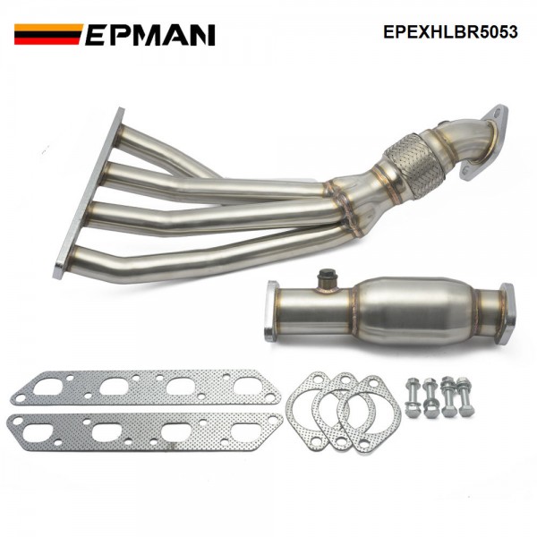 EPMAN Stainless Steel Exhaust Header Test Pipe For 2002-2006 Mini Cooper R53 / Base 1.6L Cooper S EPEXHLBR5053