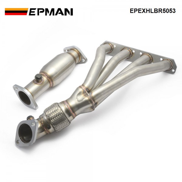 EPMAN Stainless Steel Exhaust Header Test Pipe For 2002-2006 Mini Cooper R53 / Base 1.6L Cooper S EPEXHLBR5053