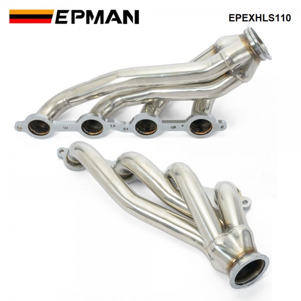 EPMAN Universal LS Swap Conversion Exhaust Headers LS1, LS2, LS3, LS6, LS Engines Truck & SUV,4.8L, 5.3L, 5.7L, 6.0L, 6.2L Engines, V8 Engines EPEXHLS110