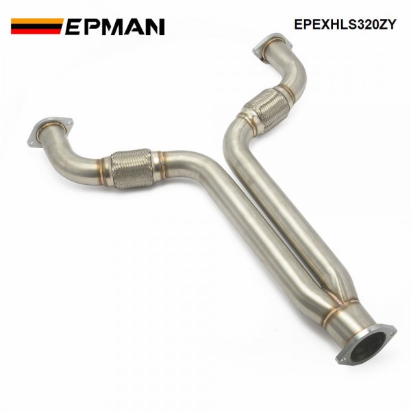 EPMAN Y Pipe Exhaust Downpipe Fit For 03-09 Nissan 350Z 3.5L 2005,2007 Infiniti G35 EPEXHLS320ZY