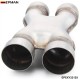 EPMAN Universal Crossover X-Pipe Dual 2.25"/2.5"/3" In/Out Stainless Steel Muffler Exhaust Tip 10PCS/Carton EPEXY2212X