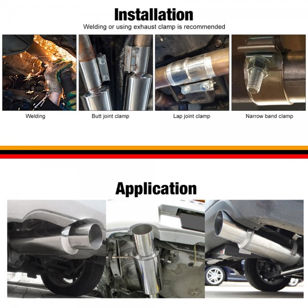EPMAN 12PCS/Carton Universal 3.5" Exhaust Muffler Silencer Tip Chrome Stainless Steel 89mm Exhaust Pipe Inlet 2" 2.25" 2.5" 2.75" (Pre-Order Customization) EPMAN 12PCS/Carton Universal 3.5" Exhaust Muffler Silencer Tip Chrome Stainless Steel 89mm Exhaust Pipe Inlet 2" 2.25" 2.5" 2.75" (Pre-Order Customization)