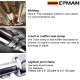 EPMAN 12PCS/Carton Car motorbike Exhaust systems Muffler Tip Universal Stainless steel ID 51mm 57mm 63mm 70mm Outlet 89mm styling Silencer tail pipe Burnt Tip