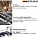 EPMAN 12PCS/Carton Car motorbike Exhaust systems Muffler Tip Universal Stainless steel ID 51mm 57mm 63mm 70mm Outlet 89mm styling Silencer tail pipe Burnt Tip (Pre-Order)