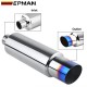 EPMAN 12PCS/Carton Car motorbike Exhaust systems Muffler Tip Universal Stainless steel ID 51mm 57mm 63mm 70mm Outlet 89mm styling Silencer tail pipe Burnt Tip